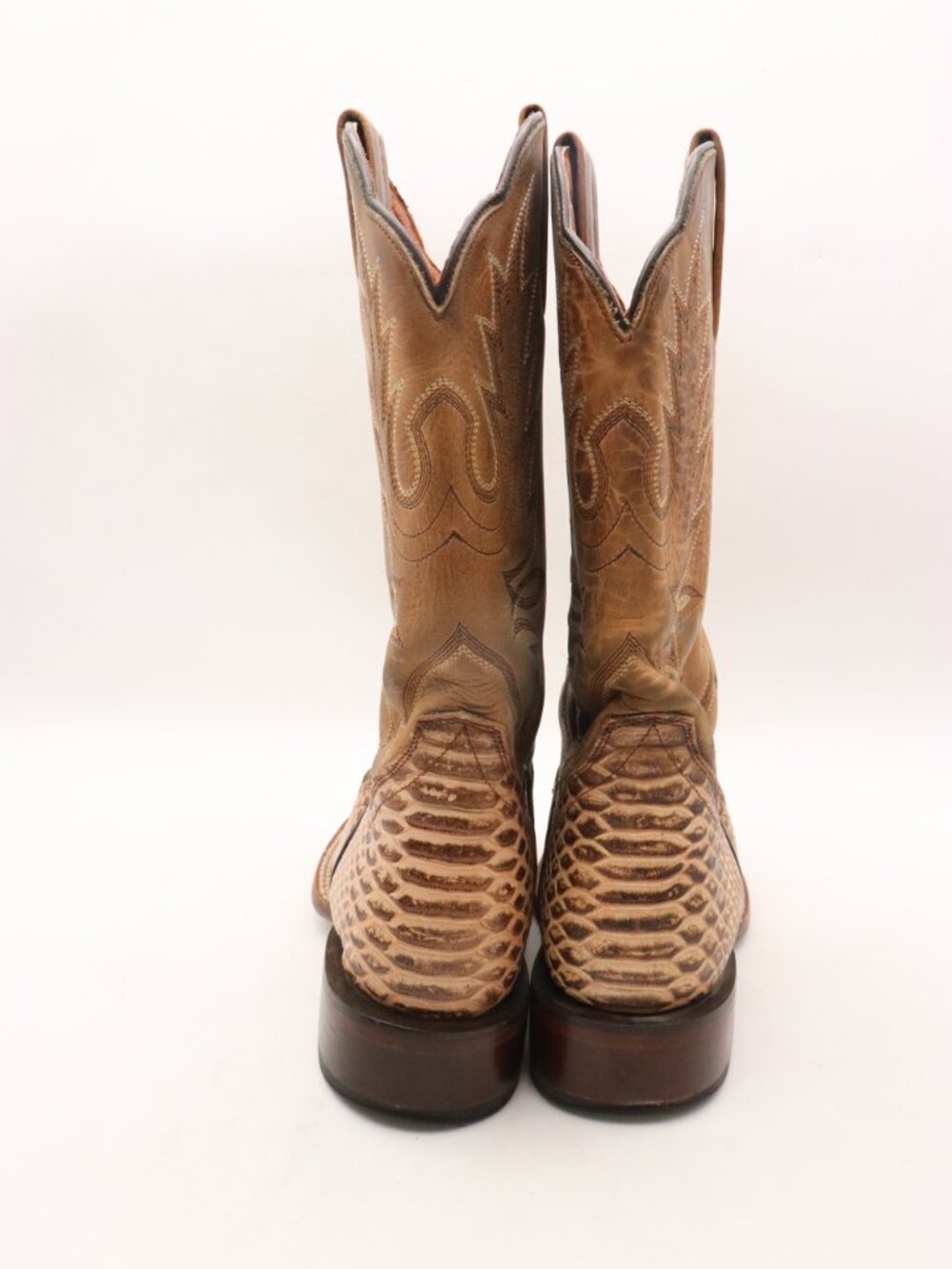 Dan Post Dee Women's Size 8 M Brown Embossed Leather Cowboy Western Shoes 4939 - Picture 5 of 9
